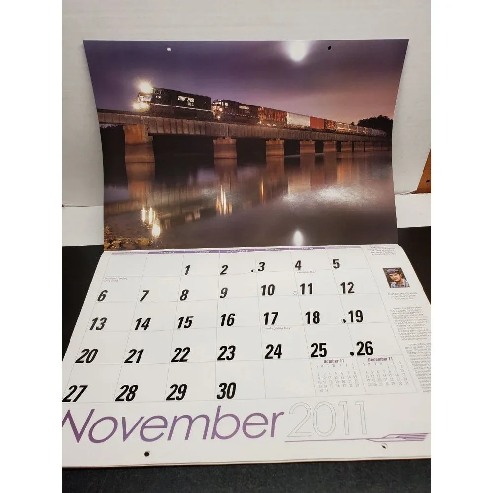 2011‎ Norfolk Southern Railroad Calendar - Oversize